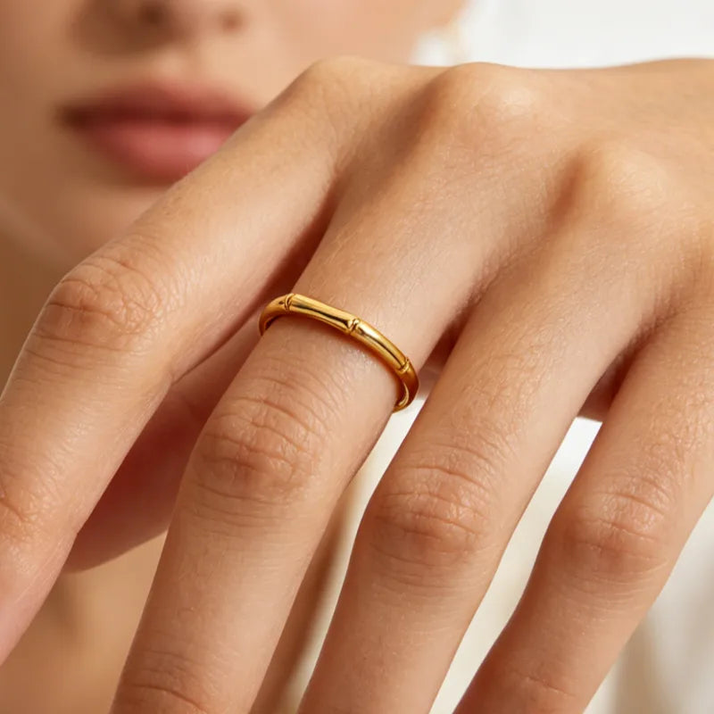 Bague bambou