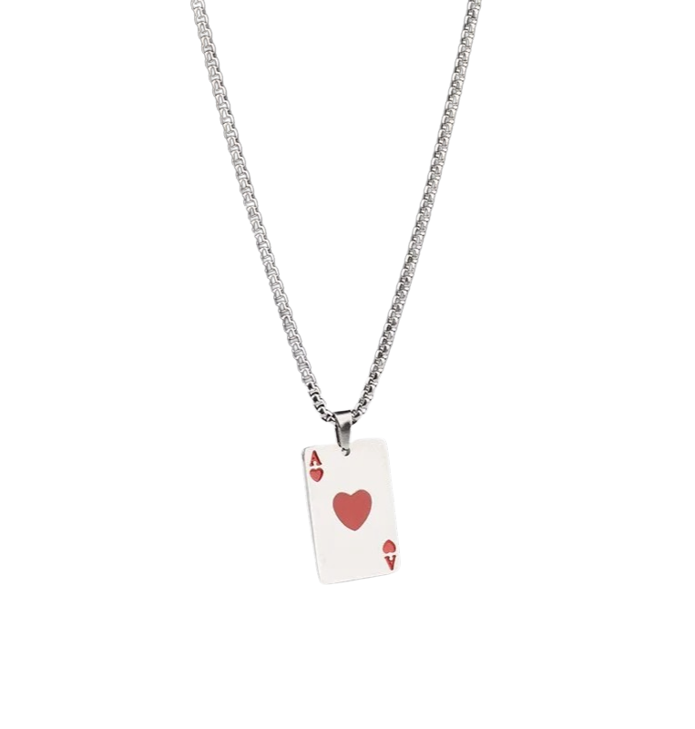 Collier Poker As de cœur