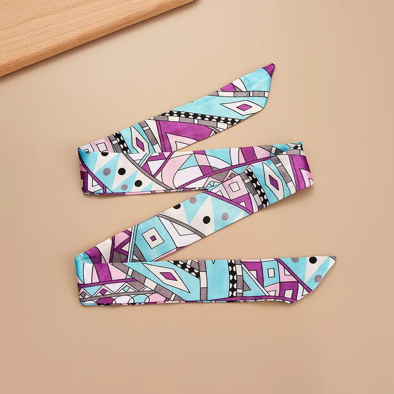 Foulard en soie Purple Rain