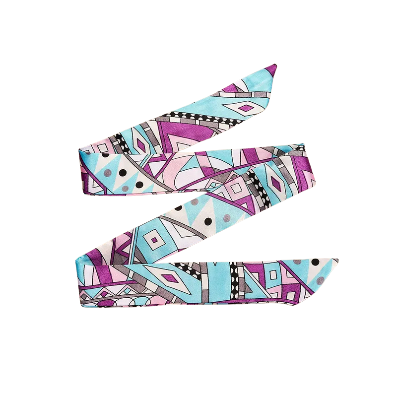 Foulard en soie Purple Rain