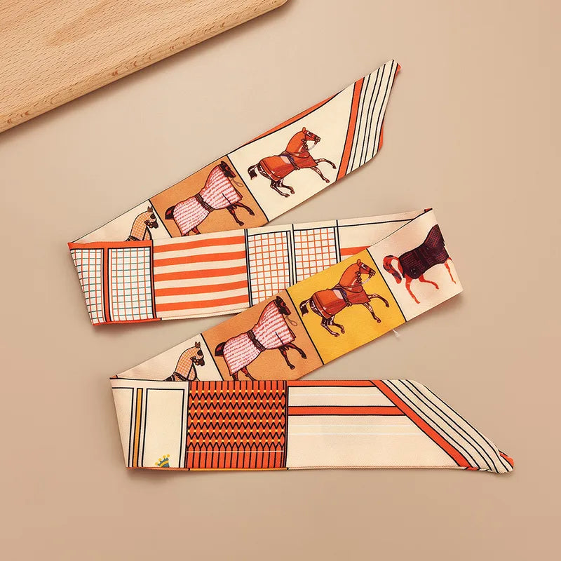 Foulard en soie Horsrange