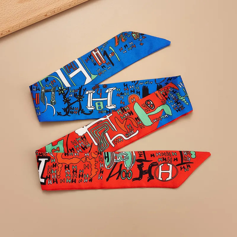 Foulard en soie Fire Work