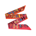 Foulard en soie Orange is the new fuchsia