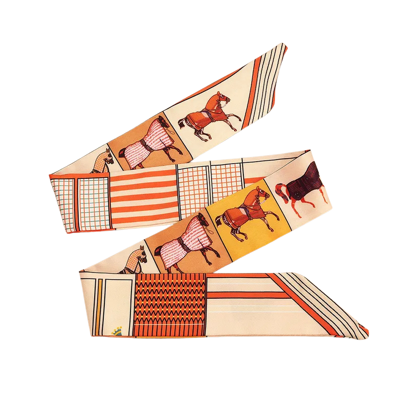 Foulard en soie Horsrange